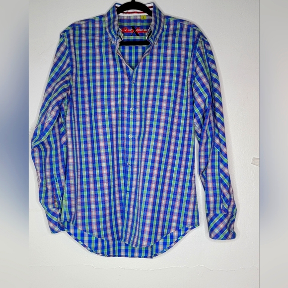Robert Graham men's shirt sz M, like new - Picture 1 of 7